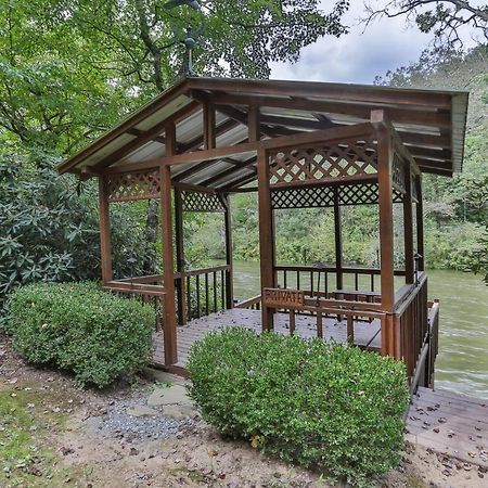 Heaven On The Toccoa Where You Will Enjoy The Sites And Sounds Of The Toccoa River Mineral Bluff Dış mekan fotoğraf