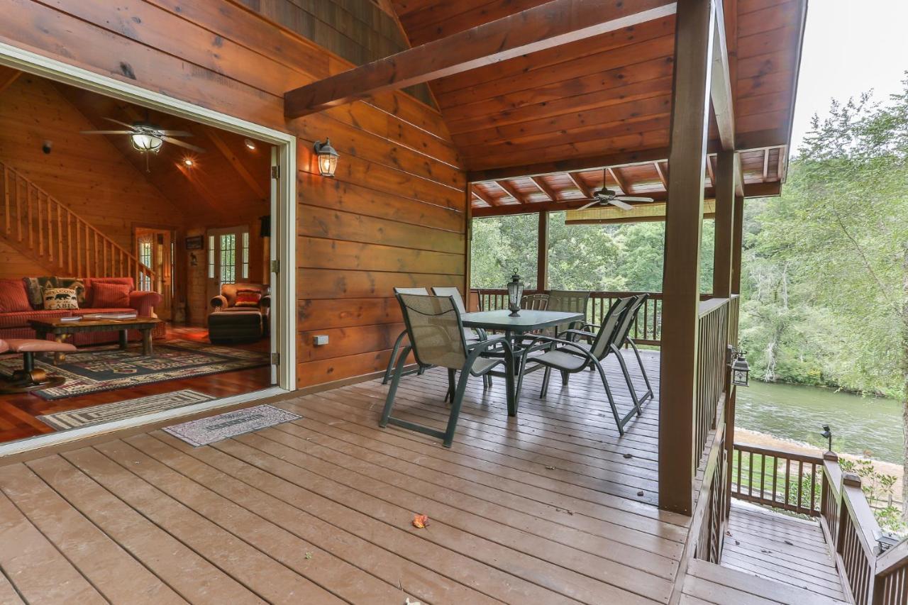 Heaven On The Toccoa Where You Will Enjoy The Sites And Sounds Of The Toccoa River Mineral Bluff Dış mekan fotoğraf
