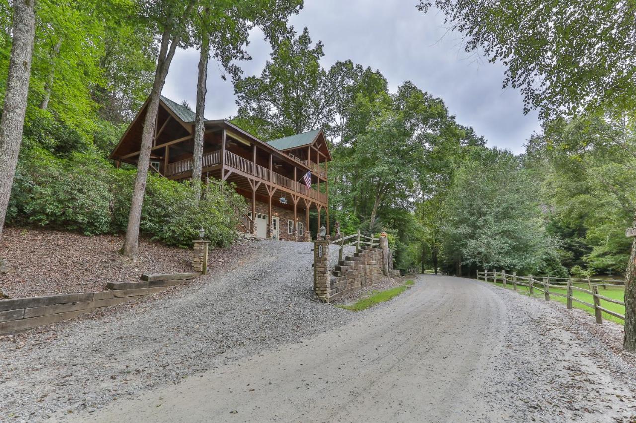 Heaven On The Toccoa Where You Will Enjoy The Sites And Sounds Of The Toccoa River Mineral Bluff Dış mekan fotoğraf