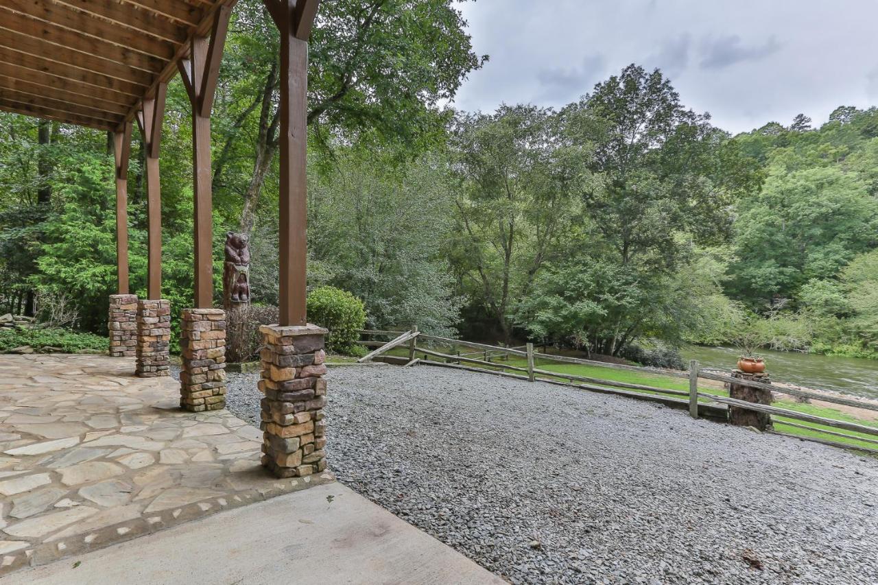 Heaven On The Toccoa Where You Will Enjoy The Sites And Sounds Of The Toccoa River Mineral Bluff Dış mekan fotoğraf