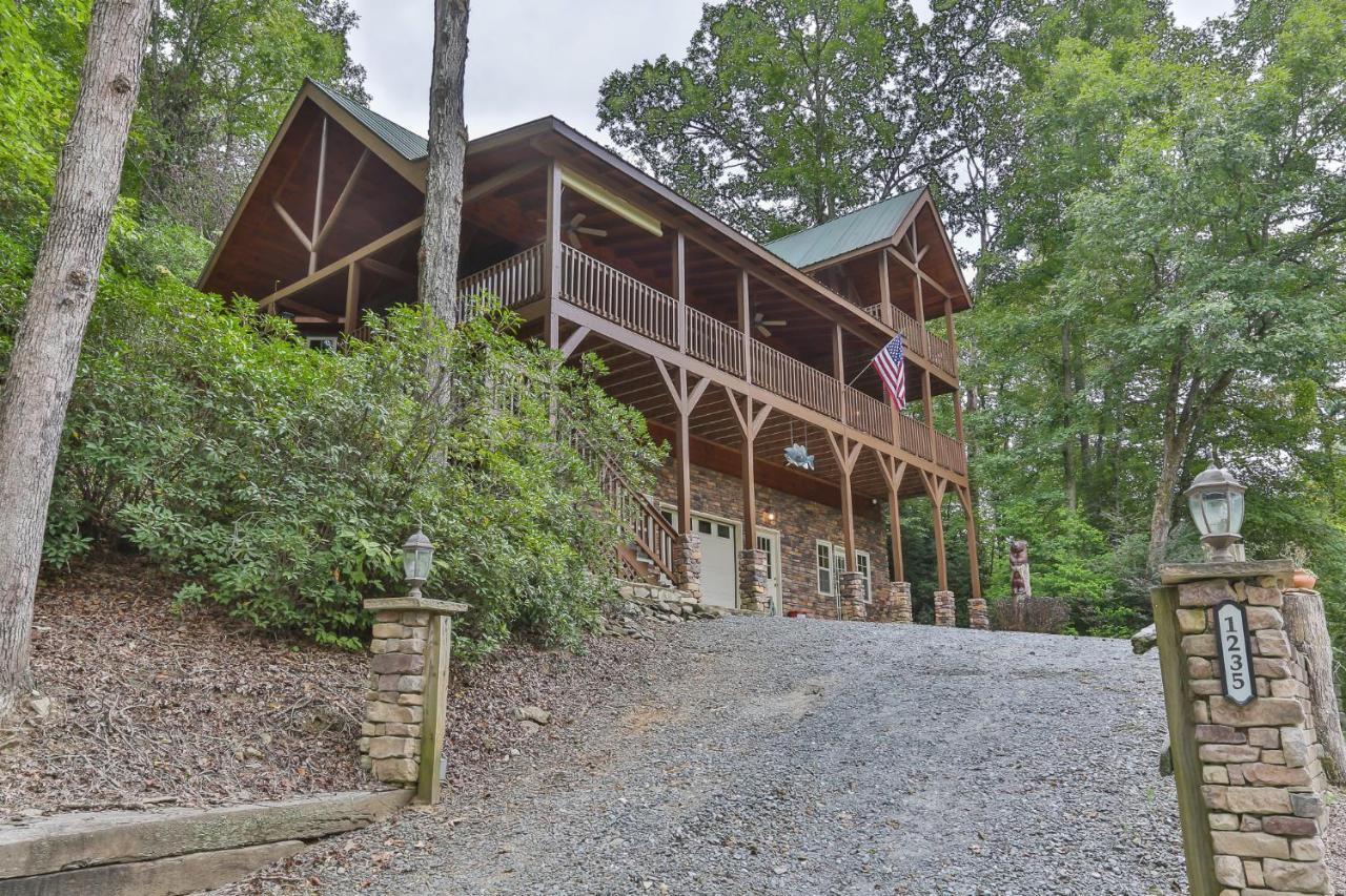 Heaven On The Toccoa Where You Will Enjoy The Sites And Sounds Of The Toccoa River Mineral Bluff Dış mekan fotoğraf