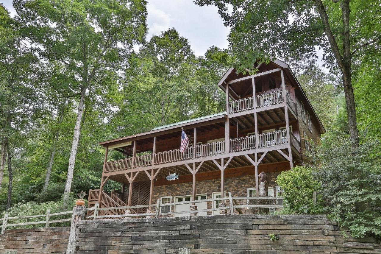 Heaven On The Toccoa Where You Will Enjoy The Sites And Sounds Of The Toccoa River Mineral Bluff Dış mekan fotoğraf